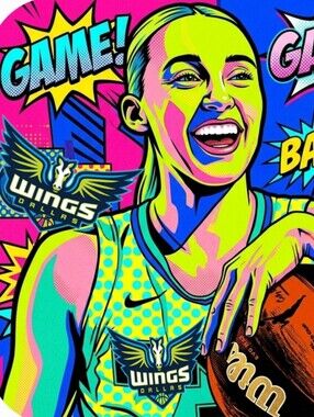 NEW! PAIGE BUECKERS WINGS 8.5x11 GLOSSY COLORFUL POP ART SELF-CREATED POSTERS!🤩